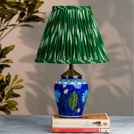 Green Ikat Empire Lampshade Small